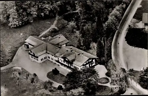 Ak Bad Wiessee in Oberbayern, Fliegeraufnahme, Haus Kampenblick