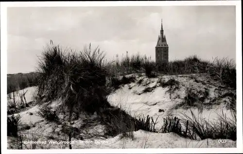 Ak Wangerooge in Friesland, in den Dünen, Westturm