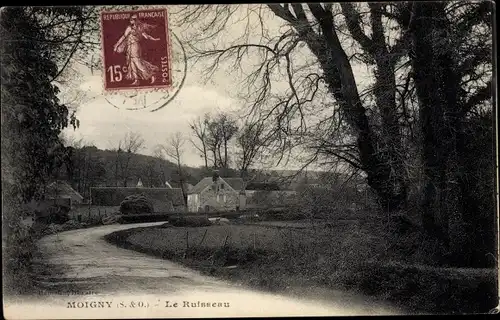 Ak Moigny Essonne, Le Ruisseau