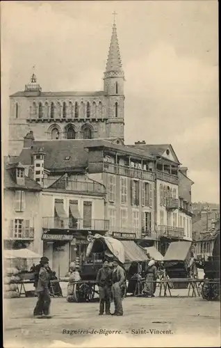 Ak Bagnères de Bigorre Hautes Pyrénées, Saint Vincent, Restaurant