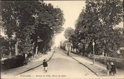 Ak Falaise Calvados, Entree de Ville, Route de Caen