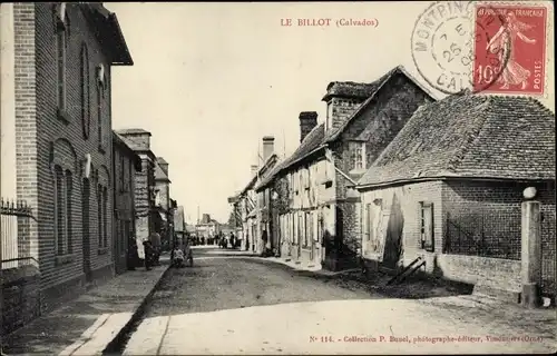 Ak Billot Calvados, Straßenpartie