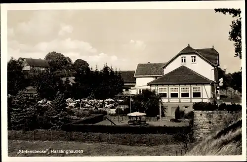 Ak Haßlinghausen Hasslinghausen Sprockhövel im Ruhrgebiet, Hotel Stefansbecke