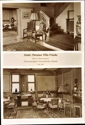 Ak Ostseebad Timmendorfer Strand, Hotel Villa Frieda