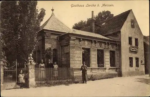 Ak Lercha Meißen in Sachsen, Gasthaus