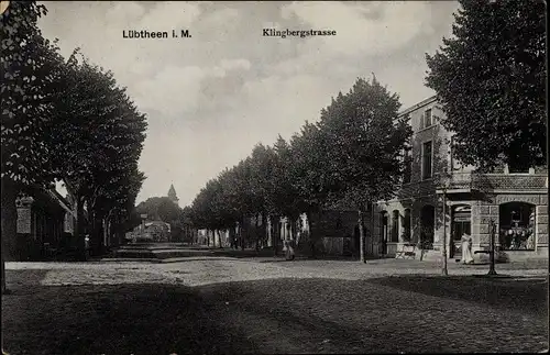 Ak Lübtheen in Mecklenburg, Klingbergstraße