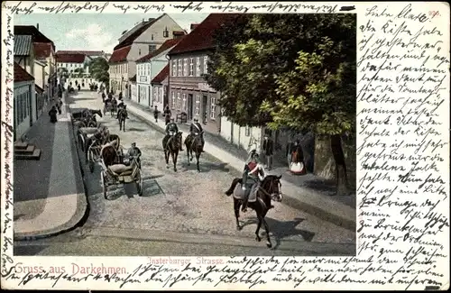 Ak Osjorsk Darkehmen Ostpreußen, Insterburger Straße