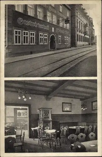 Ak Erfurt, Restaurant Vaterland, Inh. Richard Wittig, Innenansicht