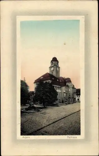 Ak Artern an der Unstrut, Rathaus