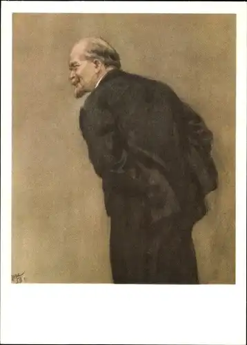 Künstler Ak Zhukov, N.N., Wladimir Iljitsch Lenin, Russischer Revolutionär, Portrait