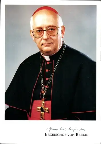 Ak Erzbischof von Berlin Georg Kardinal Sterzinsky, Portrait
