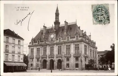 Ak Saint Denis Seine Saint Denis, La Mairie