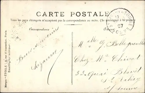 Ak Saint Denis Seine Saint Denis, La Mairie