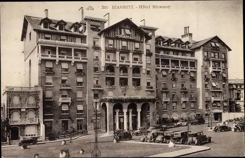 Ak Biarritz Pyrénées Atlantiques, Hotel Miramar