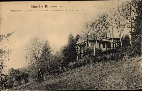 Ak Biarritz Pyrénées Atlantiques, Mouriscot, Sejour de la Princesse Frederic de Hanovre