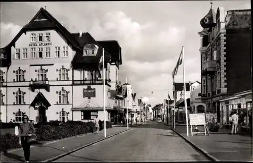 Ak Westerland auf Sylt, Strandstraße, Hotel Atlantic