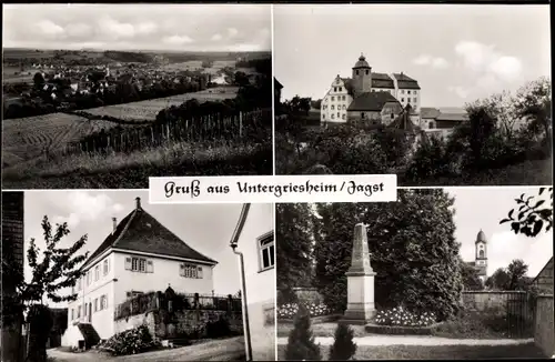 Ak Untergriesheim Bad Friedrichshall Baden Württemberg, Ortspartie, Panorama