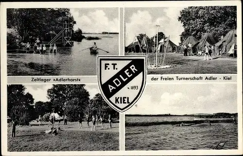 Ak Hansestadt Kiel, Freie Turnerschaft Adler, Zeltlager Adlerhorst