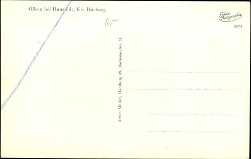 Ak Ollsen Hanstedt Niedersachsen, Flusspartie