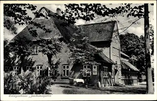 Ak Hohenwestedt in Holstein, Waldgasthaus Joachimsquelle