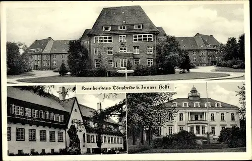 Ak Tönsheide Innien Aukrug in Schleswig Holstein, Krankenhaus