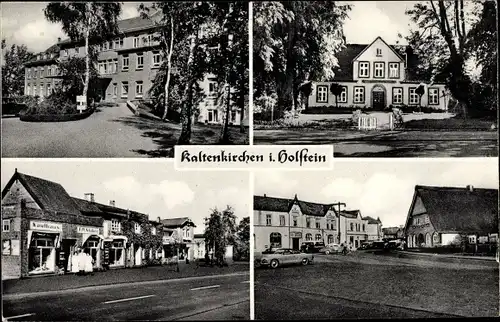 Ak Kaltenkirchen in Holstein, Ortspartie, Ladenzeile, Kaufhaus F. N. Stüben