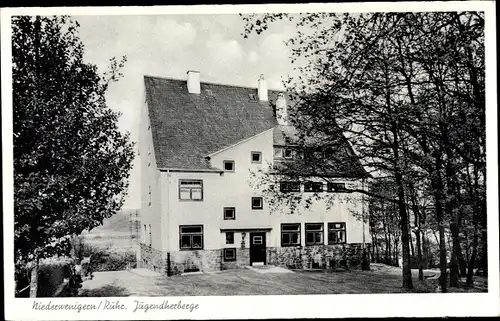 Ak Niederwenigern Hattingen im Ennepe Ruhr Kreis, Jugendherberge, Außenansicht