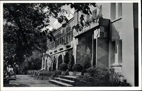 Ak Bredenscheid Stüter Hattingen an der Ruhr, Haus Friede, Erholungsheim, Portal