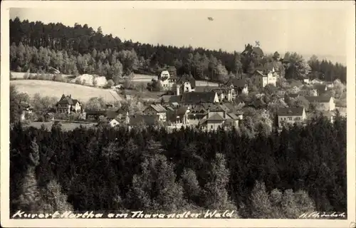 Foto Ak Hartha Hintergersdorf Tharandt im Erzgebirge, Blick auf den Ort
