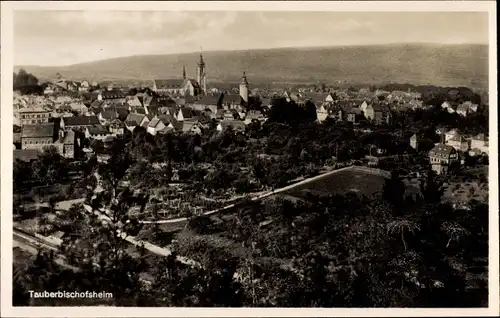 Ak Tauberbischofsheim in Baden Württemberg, Totale