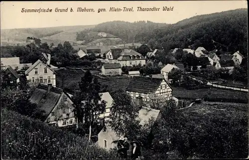 Ak Grund Wilsdruff in Sachsen, Teilansicht der Ortschaft, Klein Tirol