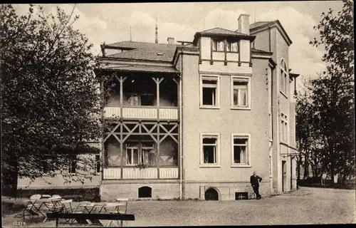 Ak Kreischa im Erzgebirge, Blick auf Park Villa