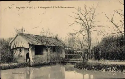 Ak Palaiseau Essonne, L'Orangerie de l'Ile de Saint Amour