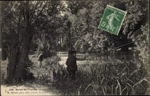 Ak Yerres Essonne, Bords de l'Yerres