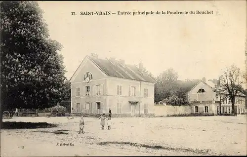 Ak Saint Vrain Essonne, Entree principale de la Poudrerie du Bouchet