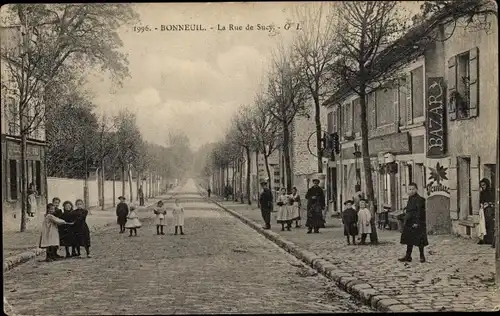 Ak Bonneuil sur Marne Val de Marne, La Rue de Sucy