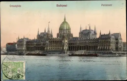 Ak Budapest Ungarn, Parlament