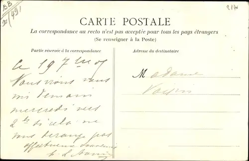 Ak Pellouailles Maine et Loire, Le Pave