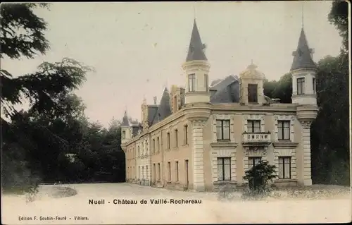 Ak Nueil Maine et Loire, Chateau de Vaille Rochereau