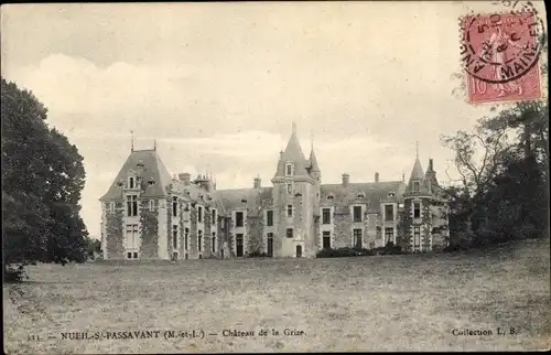 Ak Nueil sous Passavant Maine-et-Loire, Château de la Grise