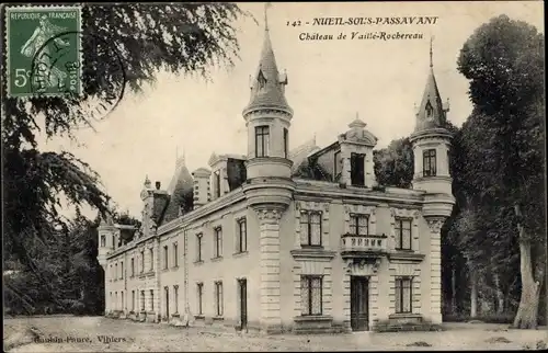 Ak Nueil sous Passavant Maine-et-Loire, Chateau de Vaille Rochereau