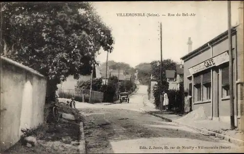 Ak Villemonble Seine Saint Denis, Rue du Bel Air