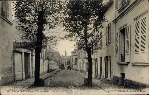 Ak Villemomble Seine Saint Denis, Rue des Trois Freres