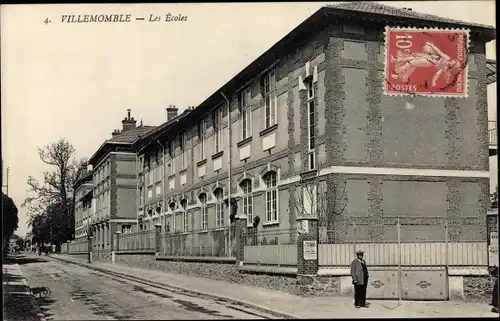 Ak Villemomble Seine Saint Denis, Les Ecoles
