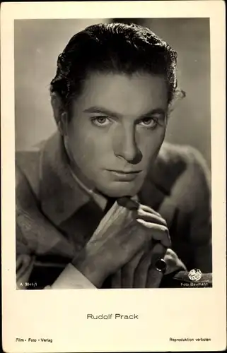 Ak Schauspieler Rudolf Prack, Portrait