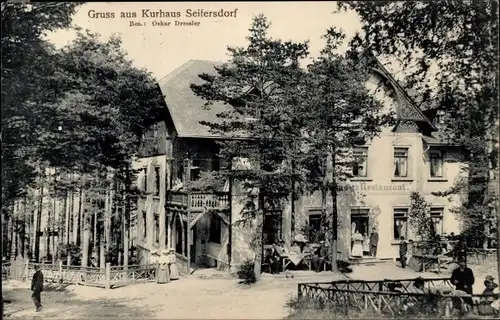 Ak Seifersdorf Dippoldiswalde im Osterzgebirge, Kurhaus, Bes. Oskar Dressler