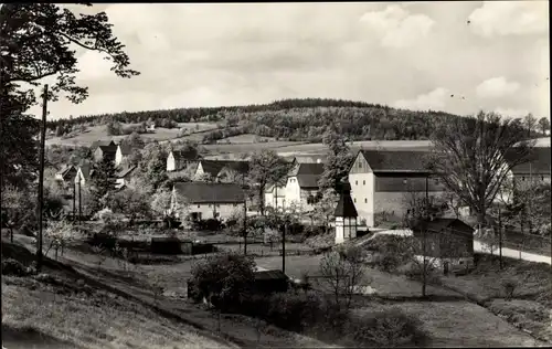 Ak Oberfrauendorf Glashütte im Osterzgebirge, Teilansicht