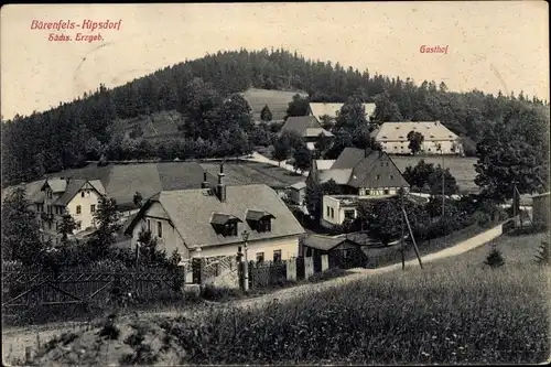 Ak Bärenfels Altenberg im Erzgebirge, Gasthof, Teilansicht vom Ort, Hugo Engler, Nr 09 2801