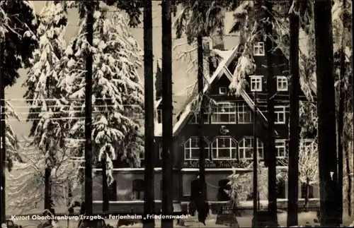 Ak Oberbärenburg Altenberg im Erzgebirge, Ferienheim Friedrichswacht