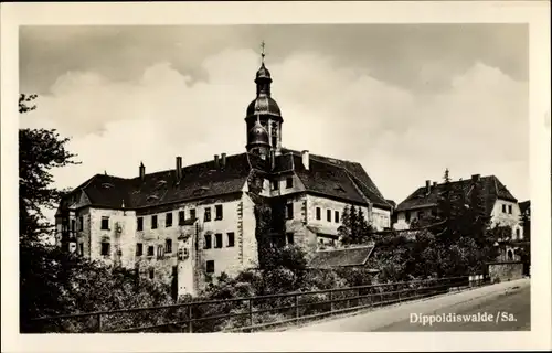 Ak Dippoldiswalde im Erzgebirge, Kirche